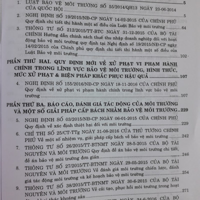 Luật Bảo Vệ Môi Trường - Quy Định Mới Về Thuế Bảo Vệ Môi Trường  Xử Phạt Vi Phạm Hành Chính Trong Lĩnh Vực Bảo Vệ Môi Trường