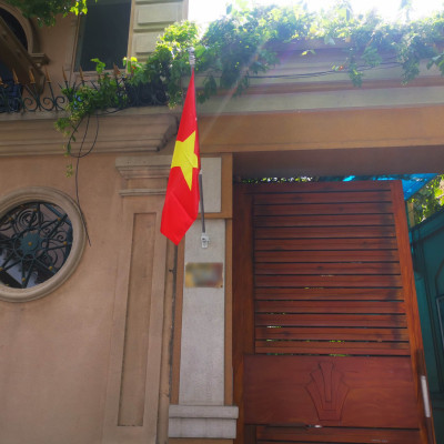 Cờ Việt Nam 70X100cm phi mờ