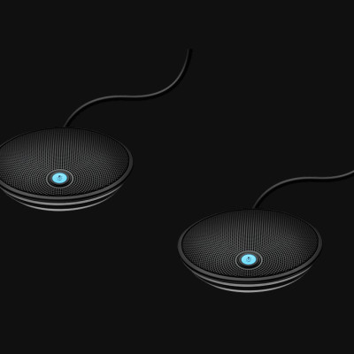 Thiết bị mở rộng microphones cho webcam Logitech Group - Hàng Chính Hãng - Bảo Hành 24 Tháng