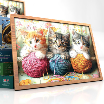 Tranh xếp hình Tia Sáng Meo Meo Meo! ( 108 mảnh)