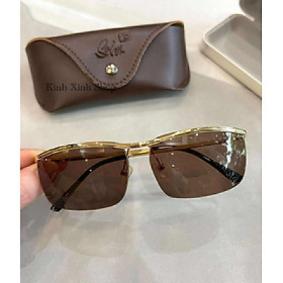 Kính râm nam Solex Amor dáng ôm càng nhỏ gọng mạ vàng 14K 1/25 - Đẳng cấp phái mạnh