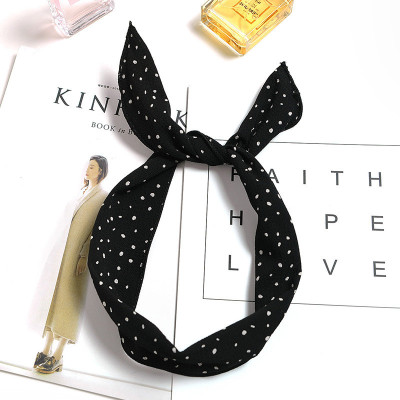 Băng đô cài tóc dạng dây cột dễ thương (giao ngẫu nhiên )