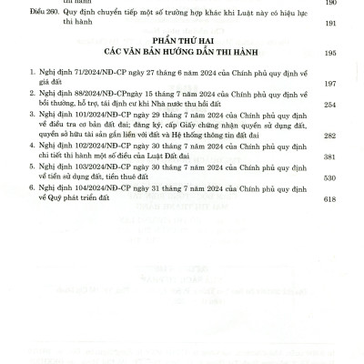 Luật Đất Đai Và Các Văn Bản Hướng Dẫn Mới Nhất
