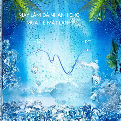 Máy làm đá tự động gia đình SOKANY làm đá nhanh trong vài phút, tiện dụng tiết kiệm điện - SK03038 - HÀNG CHÍNH HÃNG - DELIYA