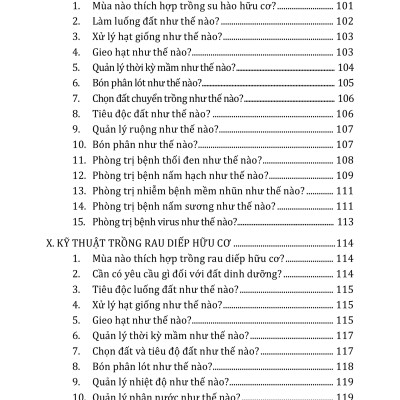 Nông Nghiệp Xanh, Sạch - Kỹ Thuật Trồng Rau, Củ, Quả Hữu Cơ
