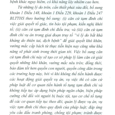 Bộ Luật Tố Tụng Hình Sự Năm 2015 Được Sửa Đổi, Bổ Sung Năm 2021