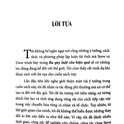 Ba Quy Luật Của Hiệu Quả (Tái Bản 2023)