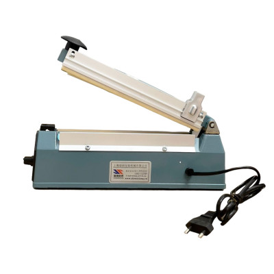 Máy hàn miệng túi có dao cắt PFS-200 hàng chính hãng, khung vỏ nhôm, công xuất thực 300W, đường hàn 200x20(mm) - Hàng nhập khẩu