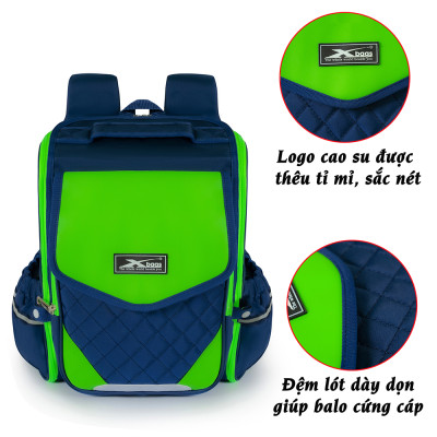 Ba lô học sinh chống gù siêu bền Xbags Xb 3108