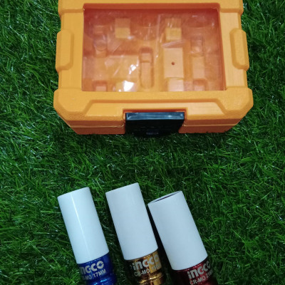 BỘ ĐẦU TUÝP MÀU 3 CHI TIẾT INGCO HNMLNS031 - HÀNG CHÍNH HÃNG