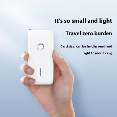 Sạc Dự Phòng 2 In 1 Có Chân Cắm - Quick High Power Box 10000MAH 20W - Pisen TS-D308 (Mẫu Màu Giao Ngẫu Nhiên)