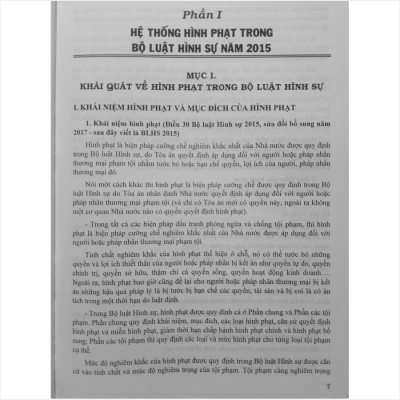Tìm Hiểu Các Hình Phạt Trong Bộ Luật Hình Sự Năm 2015 Và Phương Pháp Quyết Định Hình Phạt Trong Xét Xử Vụ Án Hình Sự - Luật gia Nguyễn Ngọc Điệp