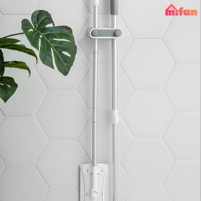 Móc Dán Tường Treo Chổi,  Kẹp Giữ Cây Lau Nhà Đa Năng Cao Cấp MIFAN - 2 Đầu Treo, Chịu Lực 7KG, Nhựa ABS - HÀNG CHÍNH HÃNG