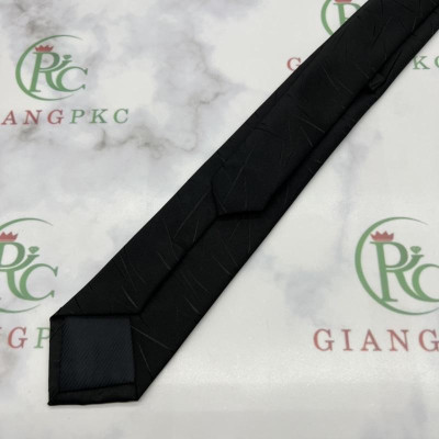 Cà vạt nam đen 6cm Giangpck