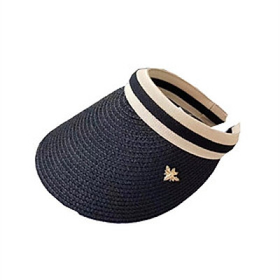 mũ chống nắng, mũ rơm dệt rỗng trên đầu, mũ chống nắng mùa hè, nón đi biển
