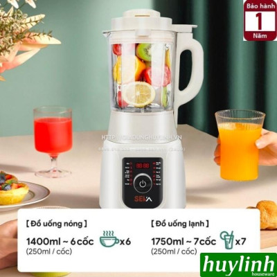 Máy làm sữa hạt đa năng SEKA E300 - 1.75 lít - 12 chức năng - Hàng chính hãng