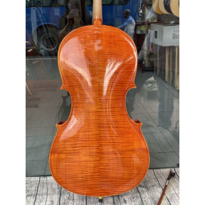 Đàn Cello Woim Saiger Full Size 4/4 Tặng Kèm Bao, Vỉ Kéo, Rosin, Khăn Nhung Lau Đàn.