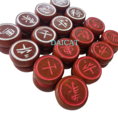 Quân cờ tướng bằng gỗ cao cấp