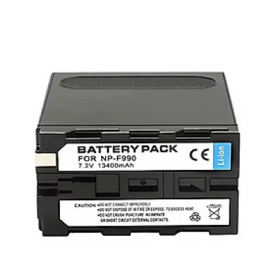 Pin NP-F990 7.2V 13400mAh Cho Đèn Led, Máy Ảnh, Monitor, Wireless Cổng Sạc TypeC - Hàng Nhập Khẩu