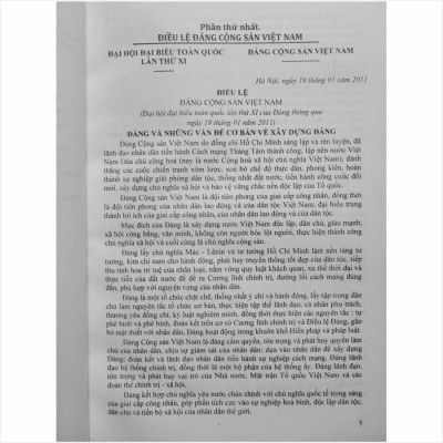 Tổng Hợp 35 Văn Bản của Đảng Cộng Sản Việt Nam - Mỗi Đảng Viên Cần Nắm Rõ (V2350T)