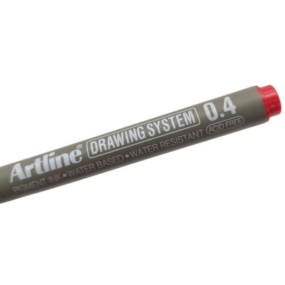 Bút Vẽ Kỹ Thuật 0.4 mm - Artline EK-234-RD - Màu Đỏ