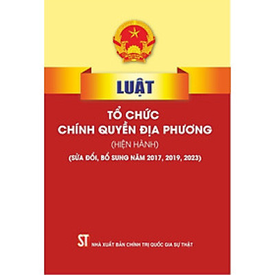 Sách - Luật Tổ Chức Chính Quyền Địa Phương 2023