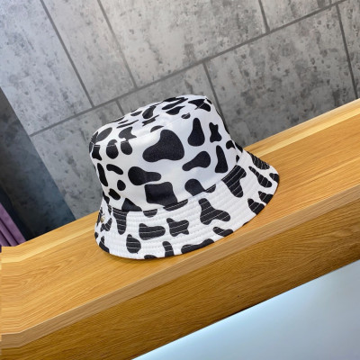  Nón Bucket Bò Sữa 2 Mặt Kiểu Dáng Thời Trang