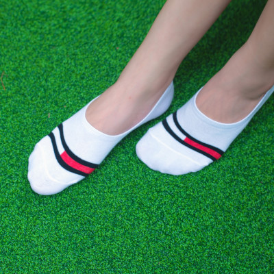 Tất vớ lười nữ sọc ngang Kikiya cao cấp Hàn Quốc W-N-009