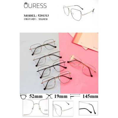 GỌNG KÍNH TITAN (Titanium) CHẤT LIỆU VƯỢT TRỘI SIÊU NHẸ SIÊU BỀN – 5201313