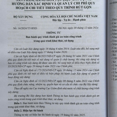 Sách Quy định chi tiết thi hành Luật Xây Dựng về Quản Lý Chất Lượng, Thi Công Xây Dựng và Bảo Trì Công Trình Xây Dựng (V2567T)