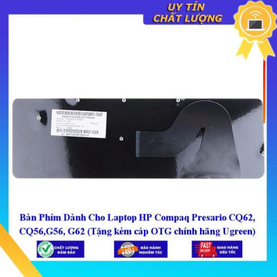 Bàn Phím dùng cho Laptop HP Compaq Presario CQ62 CQ56 G56 G62 (Tặng kèm cáp OTG  Ugreen)  - Hàng Nhập Khẩu New Seal