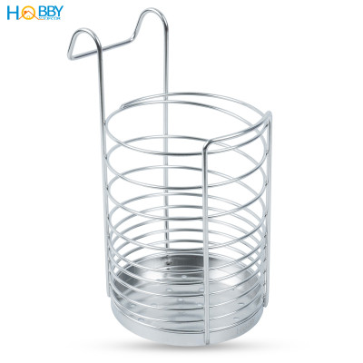 Ống để đũa muỗng có móc treo inox 304 size lớn Hobby home decor OD3