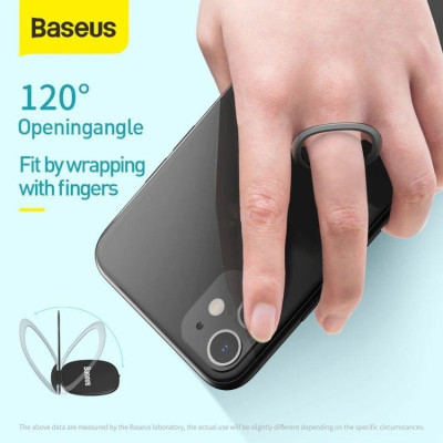 Nhẫn, giá đỡ Baseus Invisible Phone Ring Holder vô hình  mỏng 2.1 mm SUYB- hàng chính hãng