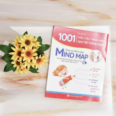 Sách 1001 Mẫu Câu Tiếng Anh Giao Tiếp Thông Dụng - Theo Sơ Đồ Tư Duy Mind Map (Kèm File Đọc Giọng Bản Địa - Quét QR)