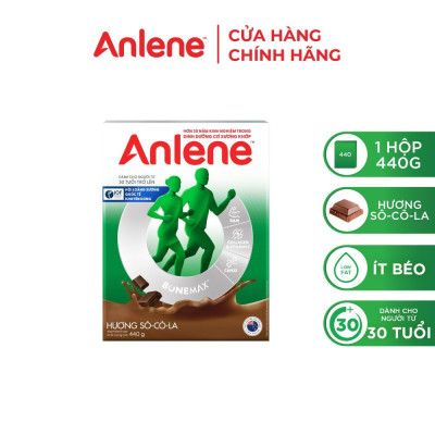 Sữa Bột Anlene Gold Movepro Hương Chocolate (Hộp Giấy 440g)