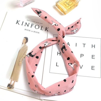 Băng đô cài tóc dạng dây cột dễ thương (giao ngẫu nhiên )