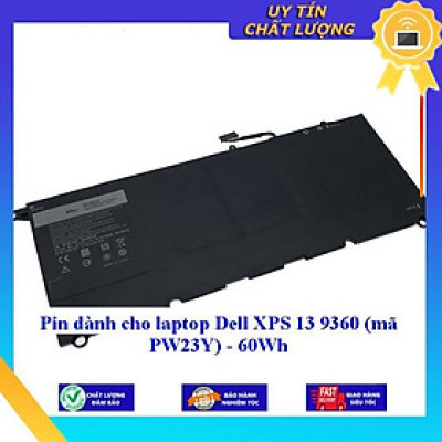 Pin dùng cho laptop Dell XPS 13 9360 60Wh PW23Y - Hàng Nhập Khẩu New Seal