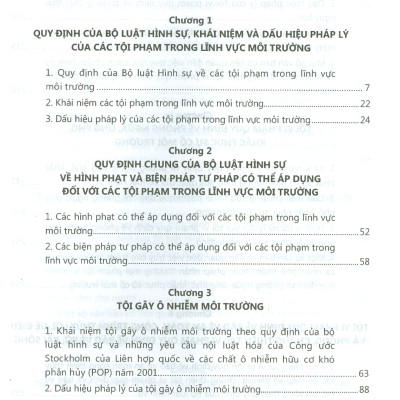 Bình Luận Các Tội Phạm Trong Lĩnh Vực Môi Trường (Sách chuyên khảo)