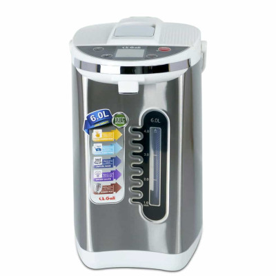 Bình Thuỷ Điện Gali GL-5060B Dung tích 6L nhỏ gọn, Thân bằng nhựa nguyên sinh cao cấp, lòng trong bằng Inox 304 dày chất lượng. Hàng chính hãng chất lượng cao bảo hành 24 tháng.