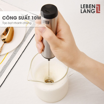 Máy đánh bọt cafe cầm tay LBL4583, pin sạc tiện lợi 10W, bảo hành 2 năm