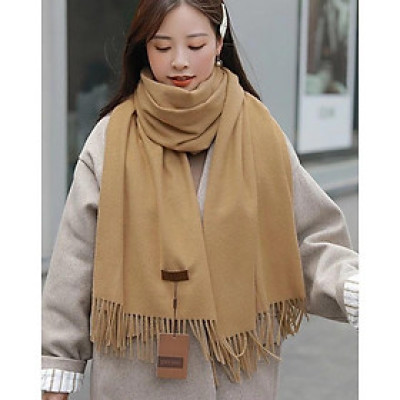 KHĂN CHOÀNG CASHMERE TRƠN MÀU CAO CẤP HÀNG LOẠI I MS13
