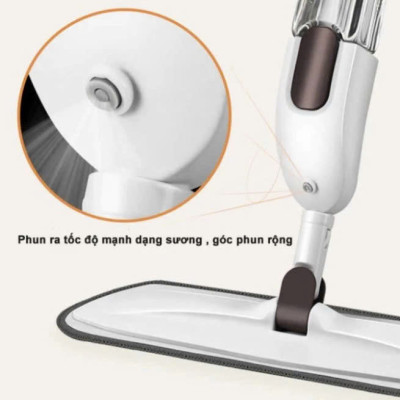 Bộ Cây Lau Nhà Thông Minh 2in1 – Phun Sương Tự Động, Xoay 360 Độ, Siêu Tiện Lợi , vòi nước