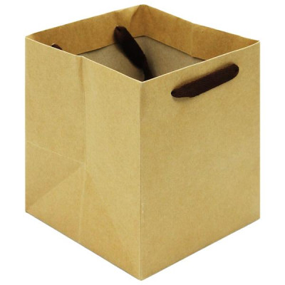 Túi Kraft Đáy Vuông - 20 x 23 x 20 cm - Linh Lan