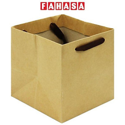 Túi Kraft Đáy Vuông - 15 x 18 x 15 cm - Linh Lan