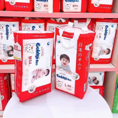 com bo 2 bich ta quan goldgi eco nhat ban size m 54 mieng size L 48 mieng size XL 44 mieng size XXL 32 mieng