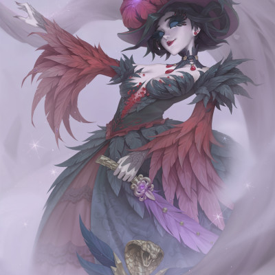 SET 3 Tranh Poster Identity V A4 21cmx30cm nhóm và nhân vật 