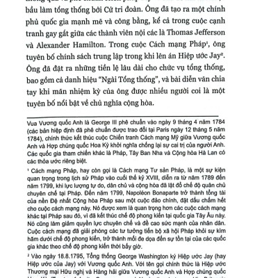 George Washington - Nhà Lập Quốc Hoa Kỳ Và Nhật Ký Thời Tuổi Trẻ (HNB)