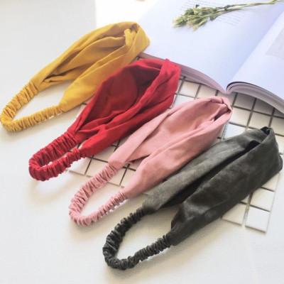 Băng đô cài tóc  vải nhung cao cấp BDM01