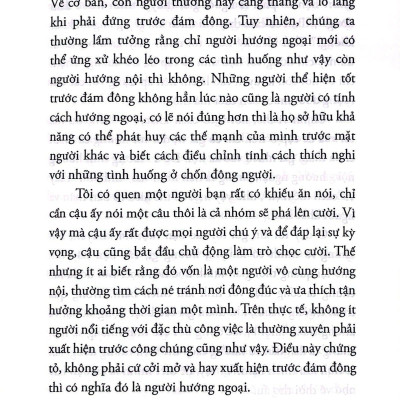 Người Hướng Nội Trong Thế Giới Hướng Ngoại