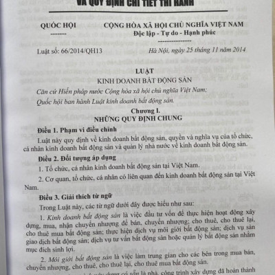 Quy định chi tiết thi hành Luật Kinh doanh bất động sản (theo Nghị định số 02/2022/NĐ-CP ngày 06 tháng 01 năm 2022)